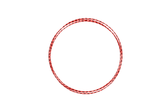 Circle Frame Outline Redwork: An Etsy Seller Review