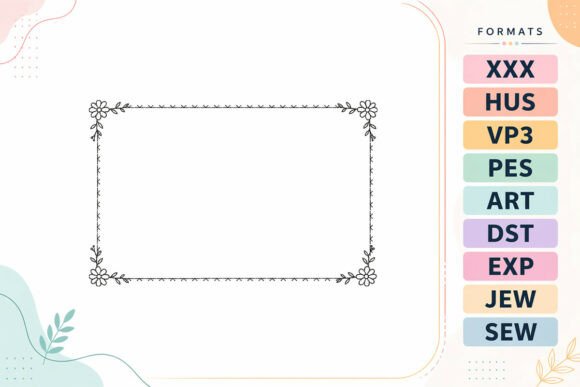 Floral Frame Border Rectangle: A Designer’s Review