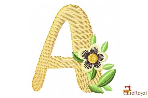 Floral Letter A Monogram: Business Merch Review
