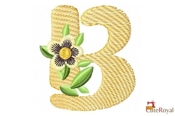 Floral Letter B Monogram: An Etsy Seller’s Review