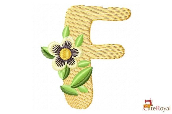 Floral Letter F Monogram: An Etsy Seller Review