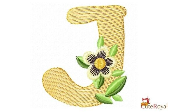 Floral Letter J Monogram: A Seasonal Design Review