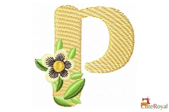 Floral Letter P Monogram: A Designer’s Review