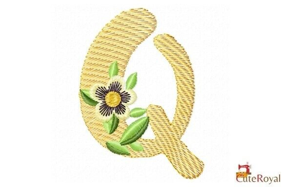 Floral Letter Q Monogram: An Etsy Seller’s Review