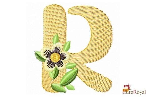 Floral Letter R Monogram: A Seasonal Design Review