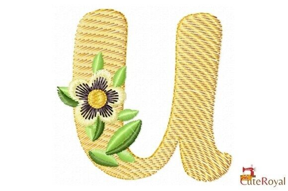 Floral Letter U Monogram: A Designer’s Review