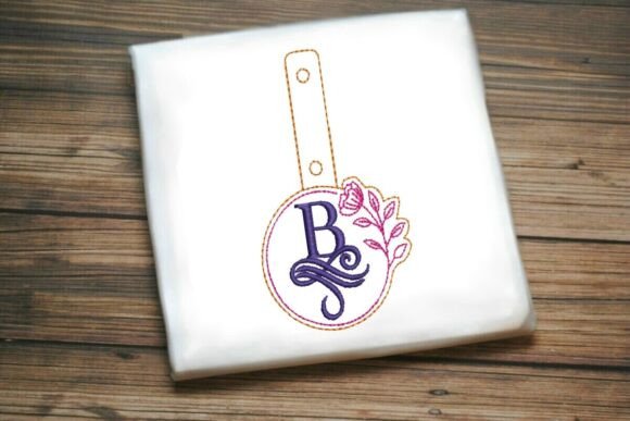 Floral Monogram Keychain B ITH: Business Review