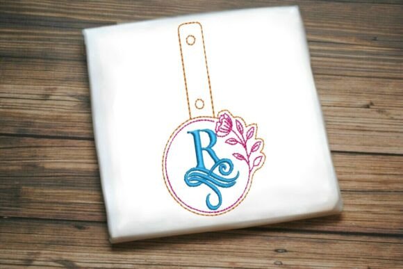 Floral Monogram Keychain R ITH Design Review