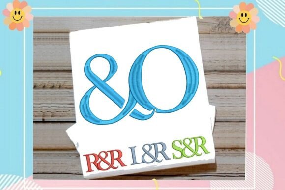 Interlocking Ampersand Letter O Monogram Review