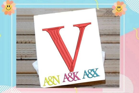 Letter V Split Monogram Logo: Apparel Design Review