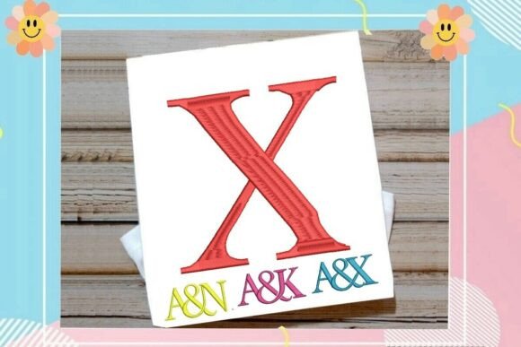 Letter X Split Monogram Logo: Elegant Etsy Design