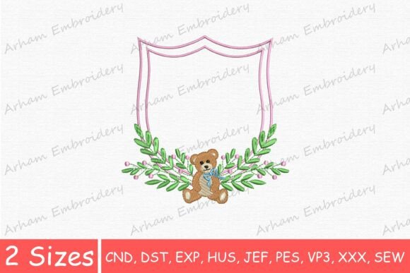 Nursery Teddy Bear Floral Monogram Frame Review