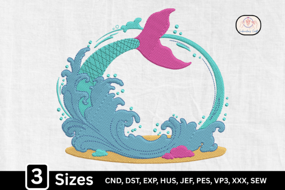 Ocean Mermaid Tail: A Designer’s Stitch Test