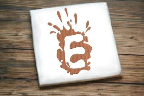 Paint Splash Uppercase Monogram E Review