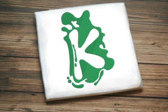 Paint Splash Uppercase Monogram K Review