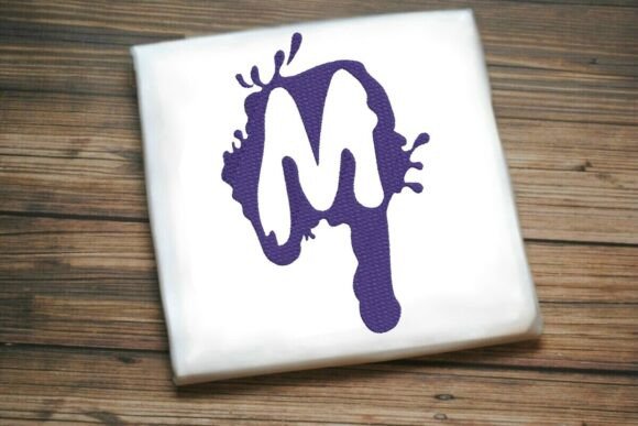 Paint Splash Uppercase Monogram M Review