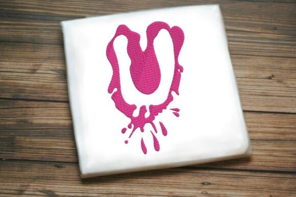 Paint Splash Uppercase Monogram U Review