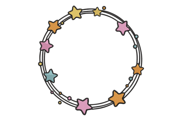 Pastel Star Wreath: A Designer’s Stitch-Out Review