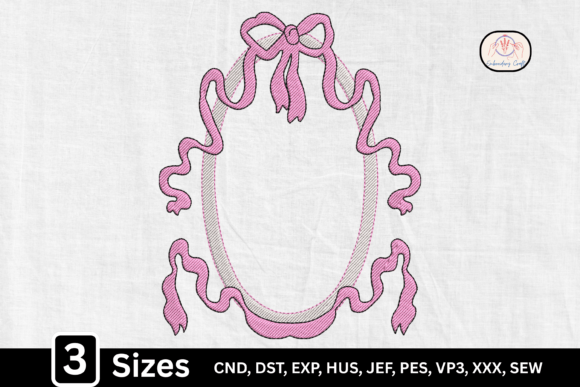 Pink Cute Ribbon Monogram Bow Frame Review