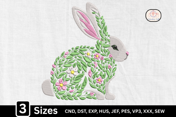 Spring Floral Easter Bunny: Apparel Design Review
