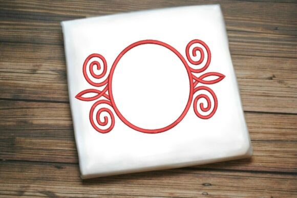 Symmetrical Swirl Frame: Elegant Embroidery Review